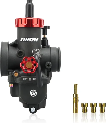 Miniatura 10 de NIBBI Carburador PE24mm 140cc-150cc de Repuesto de Alto Rendimiento con Jets de Carburador, Compatible con 140cc-150cc YAMAHA Honda Apollo SSR TTR