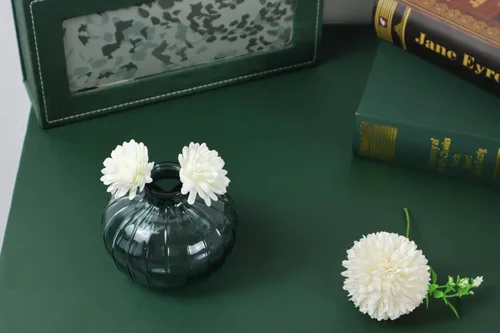 Miniatura 8 de HeloHo Papel tapiz verde liso, con textura mate, papel de pared moderno autoadhesivo extraíble, impermeable, papel de contacto para sala de estar