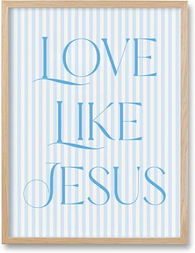 Miniatura 20 de HesenDot Blue Coquette Bible Verbs You Turned My Mourning into Dancing - Juego de 1 12x16 Inch, You Turned My Mourning into Dancing Blue Canvas