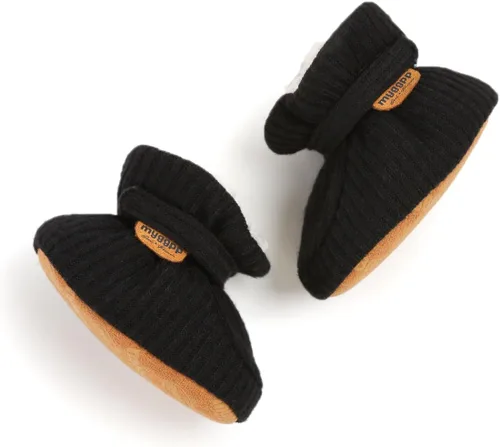 Miniatura 109 de Botines de forro polar para bebés, niños y niñas, pantuflas antideslizantes con agarre suave, zapatos de calcetín para recién nacidos, cuna