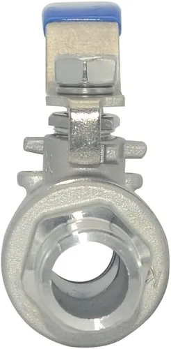 Miniatura 5 de DAN SPEED Válvula de bola de puerto completo macho x hembra de acero inoxidable S304 resistente para agua, aceite y gas, 1000WOG (1/2 pulgada)