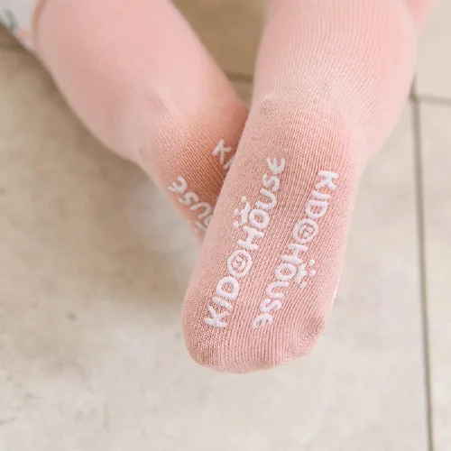 Miniatura 3 de 8 pares de calcetines antideslizantes a la rodilla para niños y niñas