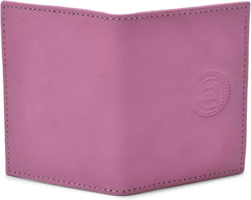 Miniatura 35 de Leatherboss - Cartera delgada y plegable de piel auténtica Soporte para tarjeta de crédito, débito, identificación Compacta y elegante