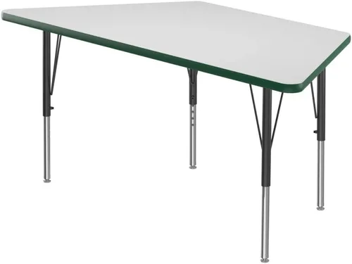 Miniatura 40 de Correll - Mesa rectangular de 24 x 36 pulgadas, mesa de actividades superior de borrado en seco, altura ajustable (19 a 29), laminado de alta