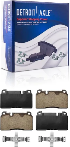 Miniatura 68 de Detroit Axle - Pastillas de Freno Delantero para Nissan Altima Maxima Sentra 350Z Cube Juke Versa INFINITI G20 G35 I30 I35 Suzuki SX4, Pastillas