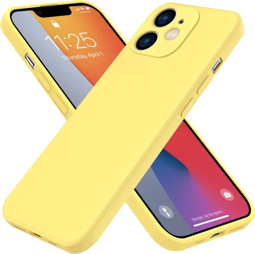 Miniatura 14 de Funda para iPhone 11, funda de goma de gel de silicona líquida, no amarillenta, funda protectora de silicona multicolor, funda protectora Negro