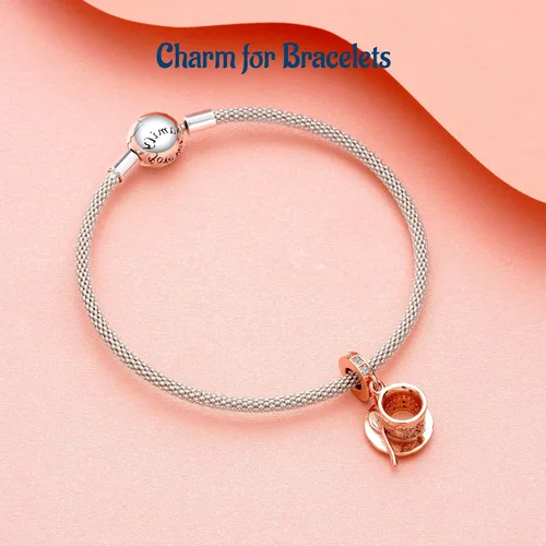 Miniatura 102 de Amufer S925 Charms for Women, compatible with Pandora Bracelets and Necklaces, Jewelry Gift