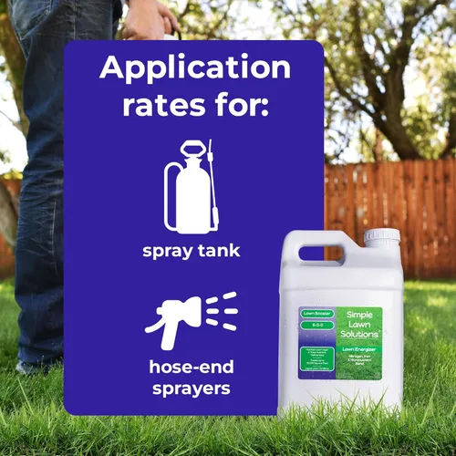 Miniatura 6 de Energizador de césped de grado comercial, potenciador de micronutrientes de hierba con hierro y nitrógeno, fertilizante concentrado en aerosol
