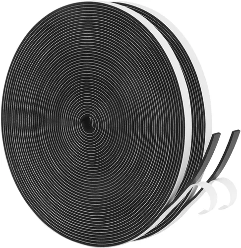 Miniatura 13 de Yotache Cinta De Tira De Sellado De Goma Espuma 2" x 1/4", Tiras Adhesivas De Espuma Cinta De Espuma De Celda Cerrada Burlete Meteorológico