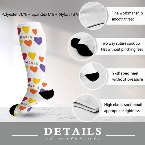 Miniatura 6 de devor Womens Crew Socks Casual Sock for Girls Cotton Crew Socks Funny lesbian gay gay Prides bi Prides LGBT Prides Month Socks