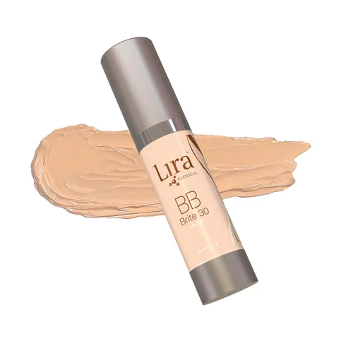 Miniatura 2 de Lira Clinical BB - Crema BB tintada SPF 30 con PSC y vitaminas, cobertura completa, 0.7 onzas líquidas (BB Brite 30)