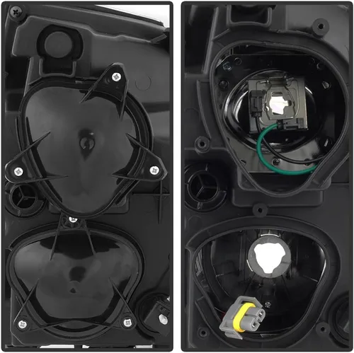 Miniatura 5 de ACANII - Faros de repuesto halógeno para Cadillac CTS 2008-2013, lado del conductor y del pasajero