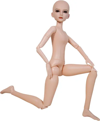 Miniatura 2 de Muñeca BJD personalizada 1/3 de 23.6 in 24 "Bola articulada SD Muñecas Movimiento Articulaciones PVC DIY Masculino Muñeca Cuerpo Hecho a Mano