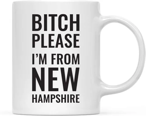 Miniatura 108 de Andaz Press Taza de café de 11 onzas, regalo de broma, Bitch Please I'm from Alabama, paquete de 1, incluye caja de regalo, divertidas ideas
