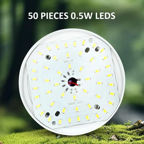 Miniatura 7 de 2 luces de tienda de campaña recargables 2400mAh LED luz de camping, IPX5 impermeable para camping, al aire libre, corte de energía