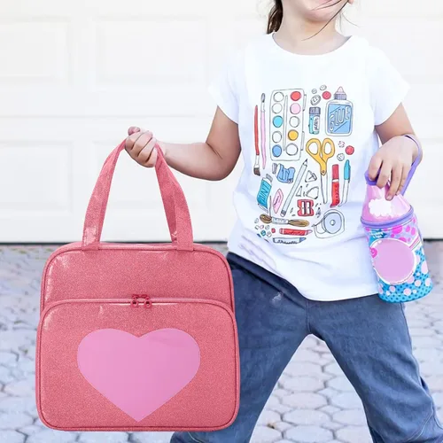 Miniatura 5 de Estuche de transporte para muñecas LoDrid compatible con todas las muñecas LOL Surprise, bolsa organizadora colgante con 6 bolsillos transparentes