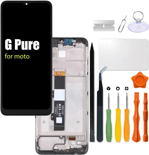 Reemplazo de pantalla LCD para Motorola Moto G Pure con marco para Moto Gpure XT2163 XT2163-4 XT2163DL pantalla táctil LCD panel digitalizador