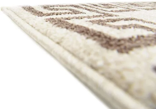 Miniatura 13 de Unique Loom Athens Collection - Alfombra clásica geométrica moderna con diseño de bordes, 2 pies x 6 pies, beige/marrón