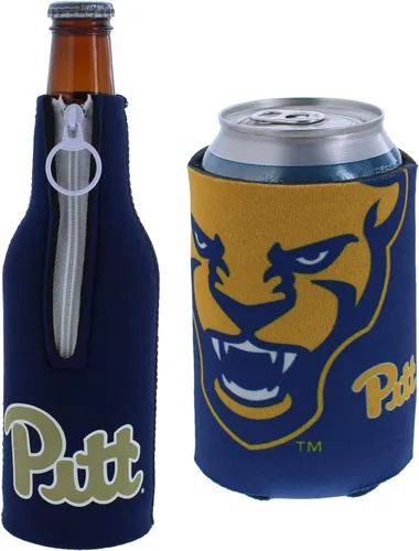 Miniatura 87 de College Team Color Logo Can & Bottle Holder Insulator Beverage Cooler Set