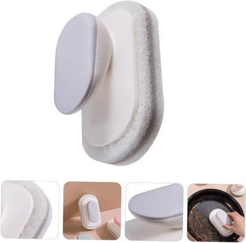 Miniatura 8 de Healifty Mango ergonómico Cepillo de encimera Cepillo de limpieza de cocina Accesorios de limpieza para el hogar