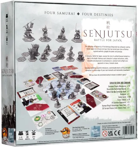 Miniatura 3 de Senjutsu: Battle for Japan - Juego de duelo samurái con miniaturas y manualidades de mazos, juego de estrategia para niños y adultos, a partir de 14