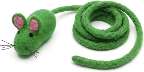 Miniatura 33 de Glaciart One Mini juguete de fieltro para gatos, tamaño de gatito y gato pequeño, juguete de lana natural, juguete interactivo suave y mullido