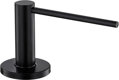Miniatura 9 de GAPPO Dispensador de jabón para fregadero de cocina, dispensador de jabón integrado para fregadero, cabezal de bomba de acero inoxidable de níquel