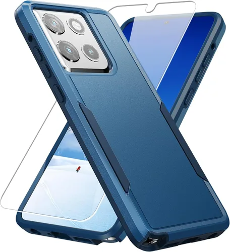 Miniatura 20 de Funda para Moto G Stylus 5G 2022, con Protector de Pantalla, [Probada contra Caídas de Grado Militar] Funda Protectora de Servicio Pesado Resistente