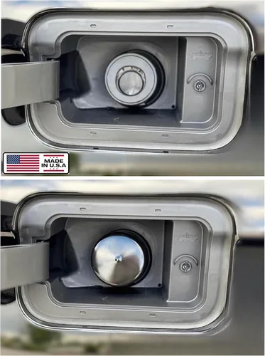 Miniatura 4 de Cap & Shield 6.35cm ID, Tapa de Gas Sin Tapa Cubierta Contra Suciedad, Agua y Polvo Compatible con Jeep, Dodge, Ram y Modelos Seleccionados de Ford