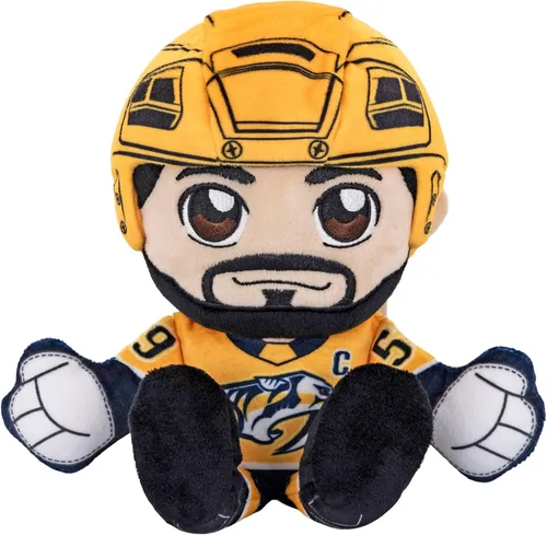 Bleacher Creatures Nashville Predators Roman Josi - Peluche de 8 pulgadas de la NHL Kuricha sentado - Superestrella de la NHL inspirada en Chibi Los