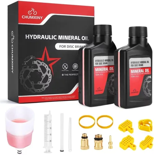 CHUMXINY Kit de purga de frenos para frenos hidráulicos Shimano, kit de purga de frenos de bicicleta de montaña que incluye líquido de frenos