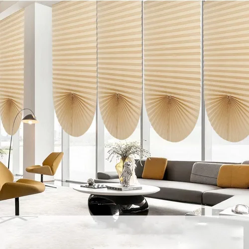 Miniatura 4 de Persianas Temporales para Ventanas sin Cordón, Persianas de Papel Plisado Autoadhesivas, Cortinas de Ventana, Persianas Opacas para Ventanas