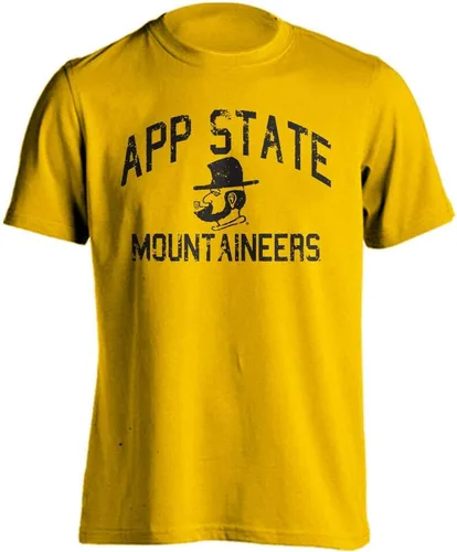 Miniatura 14 de Sport Your Gear NCAA Camiseta de manga corta retro con licencia oficial de aspecto desgastado para el día del juego, camiseta de espíritu deportivo