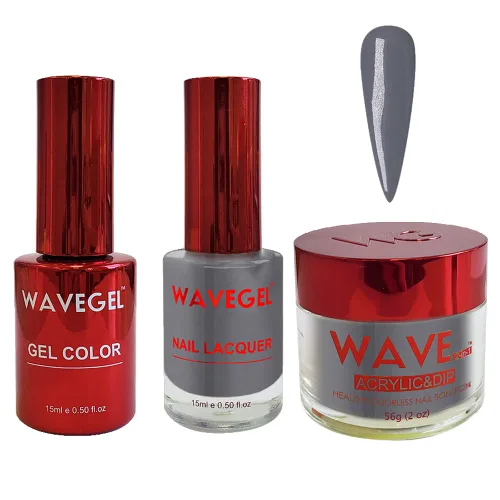 Miniatura 43 de WAVEGEL - Juego de gel de remojo, laca de uñas y polvo acrílico y polvo de inmersión a juego - Colección Queen - #015 Noble Men
