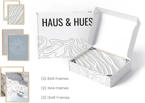 Miniatura 3 de HAUS AND HUES Cuadros de Playa para Pared - Imágenes de la Naturaleza, Arte para Pared Costero, Cuadros de Playa, Carteles del Océano, Imágenes