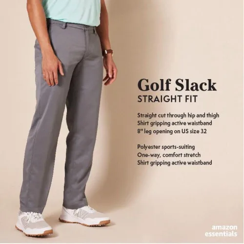 Miniatura 2 de Tienda Essentials Mens Straight-Fit Stretch Golf Pant