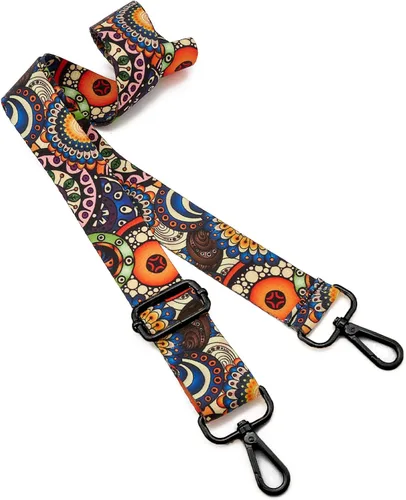 Miniatura 133 de ZOOEASS Hebillas de níquel Correa ancha para el hombro ajustable de repuesto para cinturón de pistola, hebilla de guitarra estilo bandolera