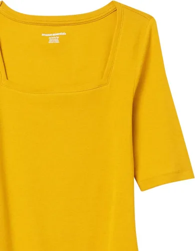 Miniatura 108 de Amazon Essentials - Camiseta de manga corta y cuello cuadrado para mujer