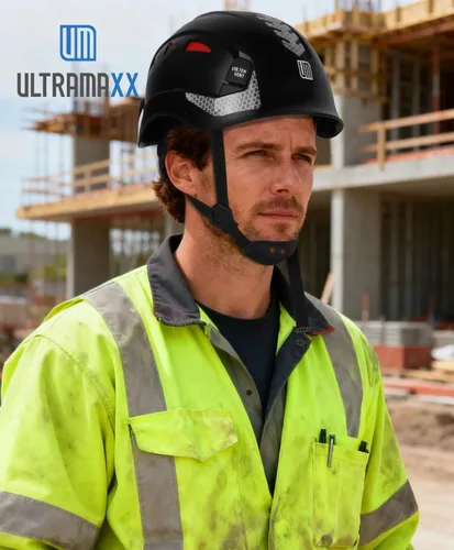 Miniatura 7 de UM ULTRAMAXX Safety Helmet Hard Hat, ANSI Z89.1 Approved Lightweight Vented Work Helmet, 6-Point Adjustable Ratchet Suspension Hardhat Ideal for