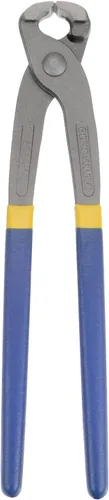 HARFINGTON Alicates de corte de extremo de 9 pulgadas, alicates para hormigón de uñas, alicates extractores con mango de plástico azul amarillo para