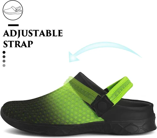Miniatura 3 de SAGUARO - Zapatos de jardín de secado rápido para hombre y mujer, ligeros y transpirables. Zuecos de jardinería, sandalias de agua y malla