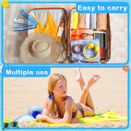 Miniatura 5 de Boao 8 Piezas Bandas de Toalla Grandes para Sillas de Playa 15.75" x 1.97" Bandas de Toalla para Sillas de Crucero Clips Elásticos a Prueba