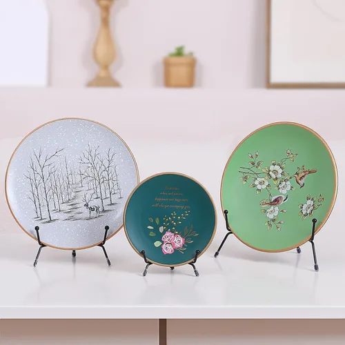 Miniatura 4 de Paquete de 6 soportes de placa antideslizantes mejorados para exhibición, soportes decorativos de hierro de 4/6/8 pulgadas, caballete, marco, libro