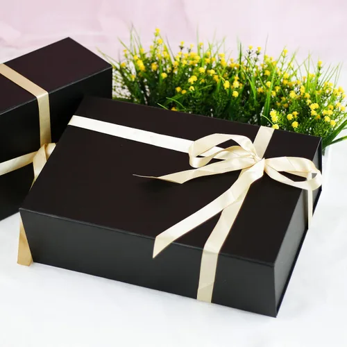 Miniatura 7 de HavrePac Paquete de 4 Cajas de Regalo Grandes 35x23x11 cm Cajas de Regalo de Lujo con Tapas, Caja de Regalo con Cierre Magnético para Empaquetado