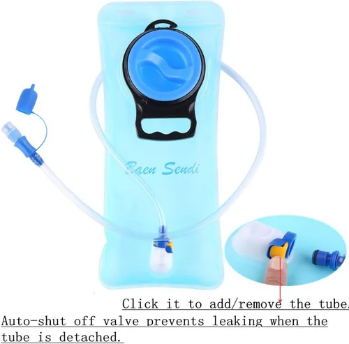 Miniatura 6 de Paquete de hidratación con mochila de 2 litros, ideal para deportes al aire libre, correr, senderismo, camping, ciclismo, esquí