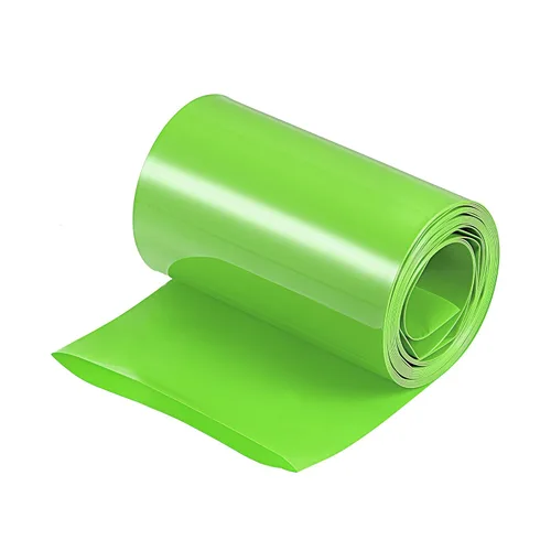 Miniatura 61 de MECCANIXITY Envoltura de Batería de PVC Termorretráctil de 127 mm de Diámetro 200 mm Plana 10 Pies (3 metros) Negra con Buena Aislación para Paquete