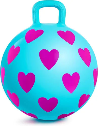 Miniatura 15 de PlayZap Pelotas Saltarinas para Niños de 3-8 Años, Pelota Rebotante de 18 Pulgadas con Asa, Saltarina Inflable de 18", Juguetes de Salto de 45cm