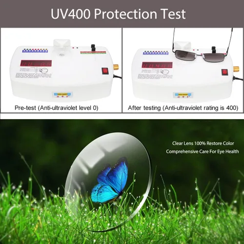 Miniatura 4 de K.LAVER Lentes de lectura de lente completa, bloqueo de luz azul, protección UV400, lentes de sol con lentes de lectura para hombres y mujeres, 3.5x
