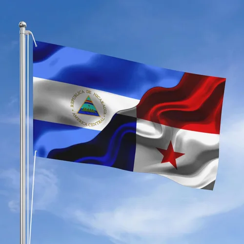 Miniatura 8 de Banderas de Honduras y República Dominicana para exteriores de 3 x 5 pies, tres capas de tela para coser a doble cara, impresión de 3 x 5 pies