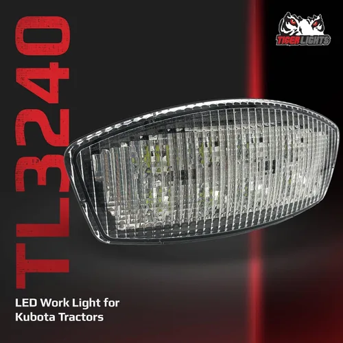 Miniatura 8 de TIGERLIGHTS TL3240 Luz de trabajo LED 12V compatible con/reemplazo para Kubota B2650HSDC, B3350HSDC, L3240HSTC, L3240HSTC-3, L3540HSTC, L3540HSTC-3